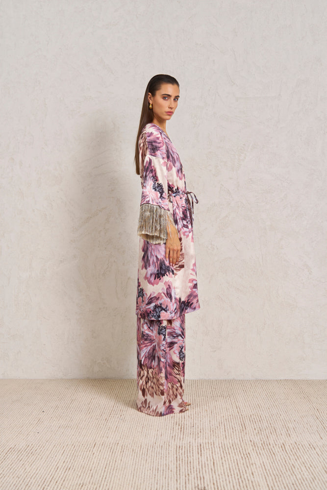 Kimono con frange D'ELLE