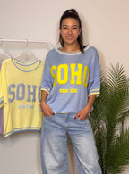 Top con ricamo Soho