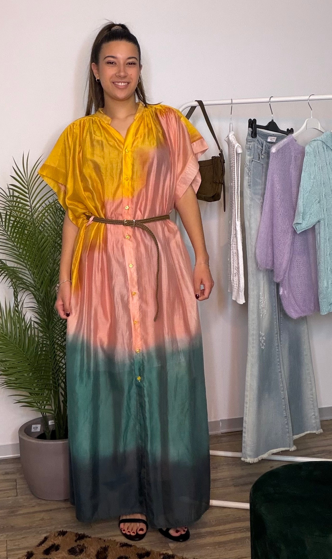 Vestito chemisier Sunset