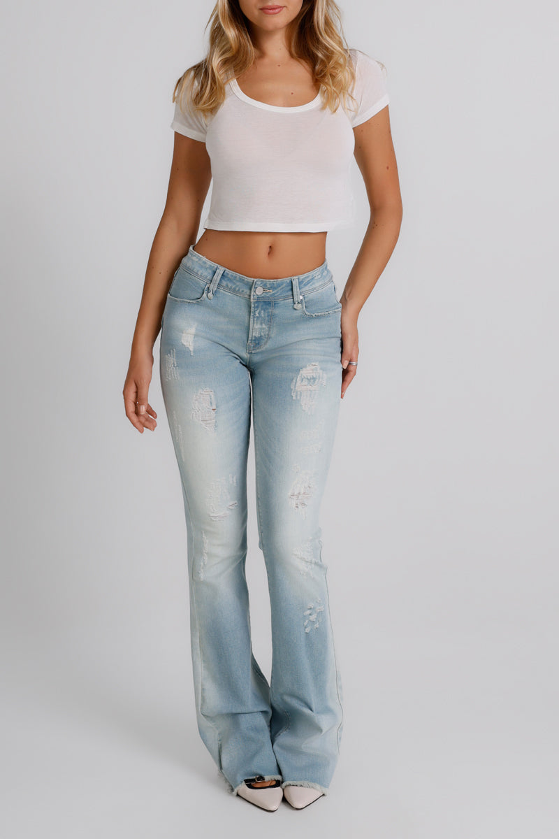Jeans flare con strappi Columbia MET Jeans