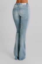 Jeans flare con strappi Columbia MET Jeans