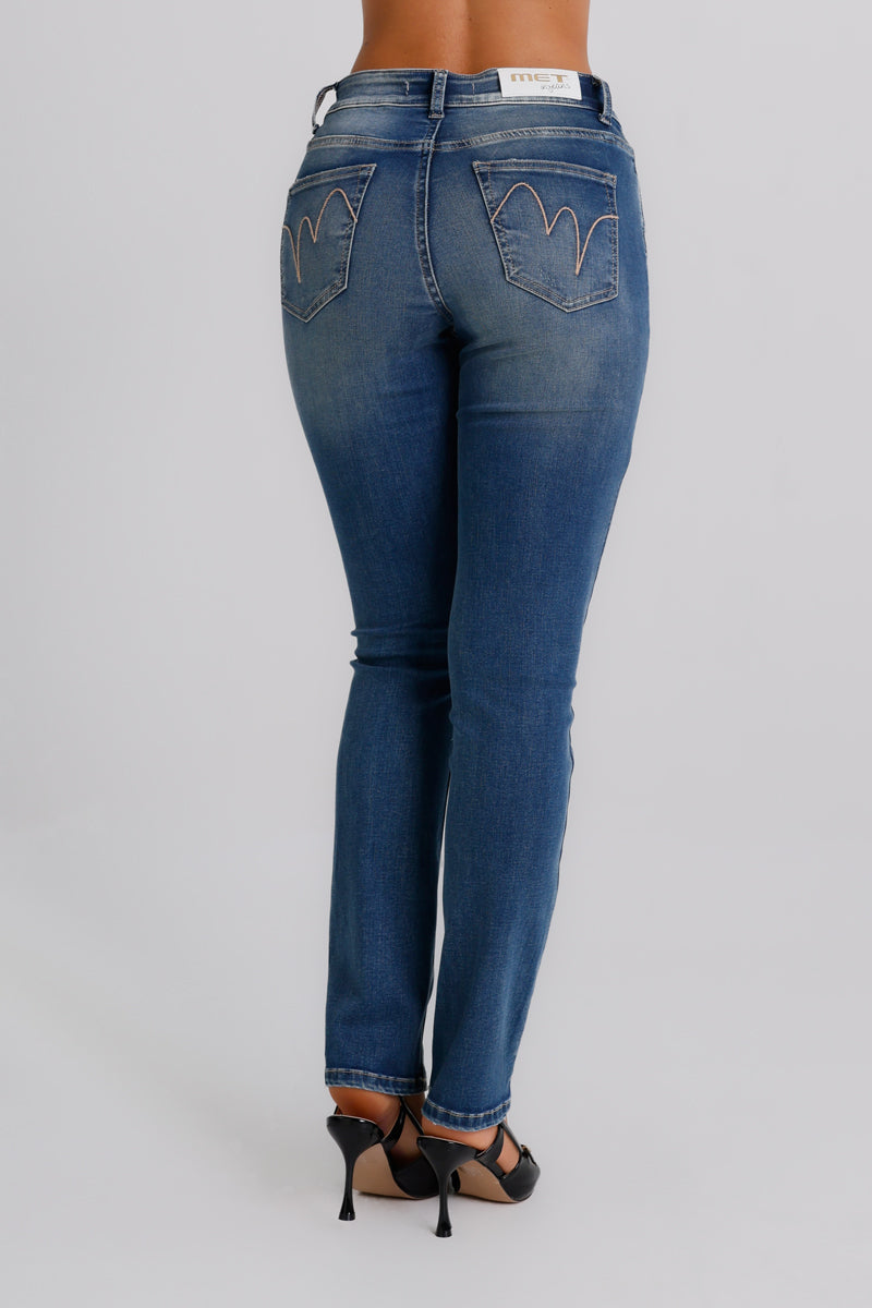 Jeans skinny con strappi Elle MET Jeans
