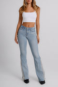 Jeans flare con strass Roxanne MET Jeans