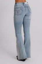 Jeans flare con strass Roxanne MET Jeans