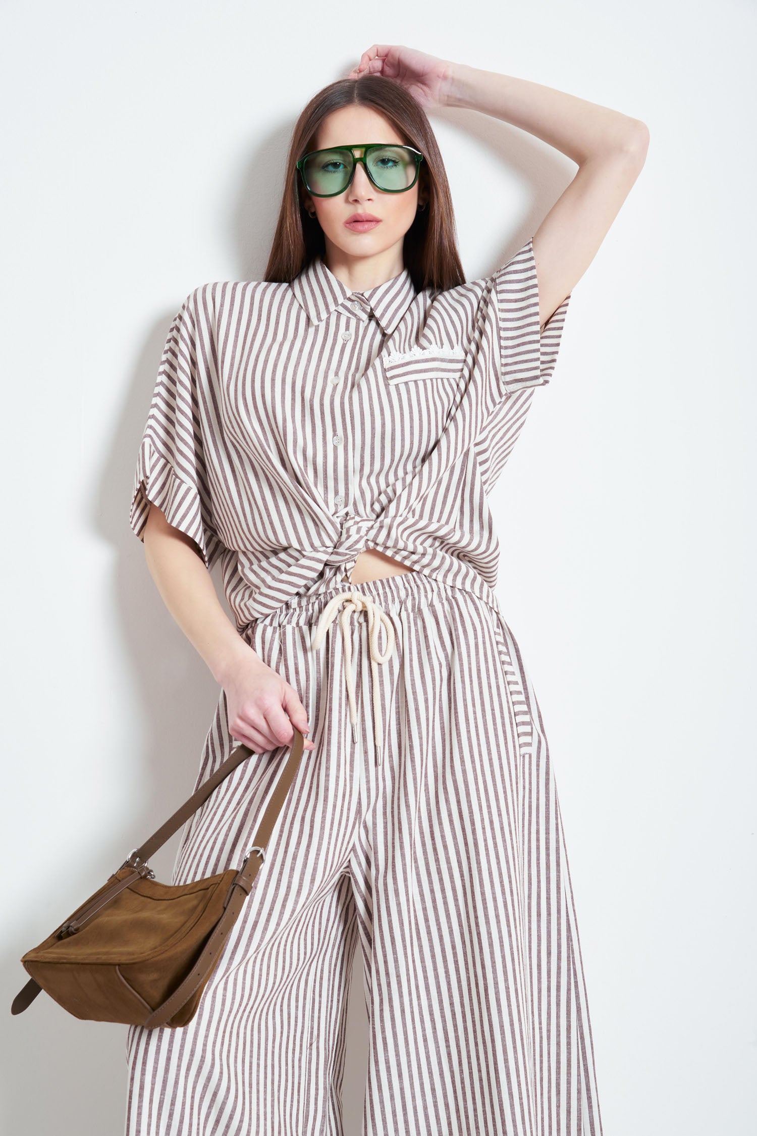 Camicia a righe Lume