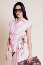 Top con foulard Wisp