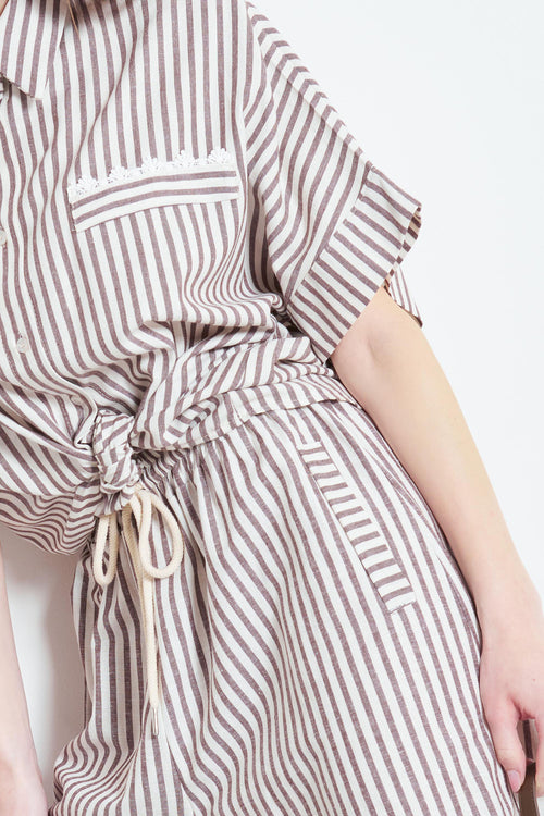 Camicia a righe Lume