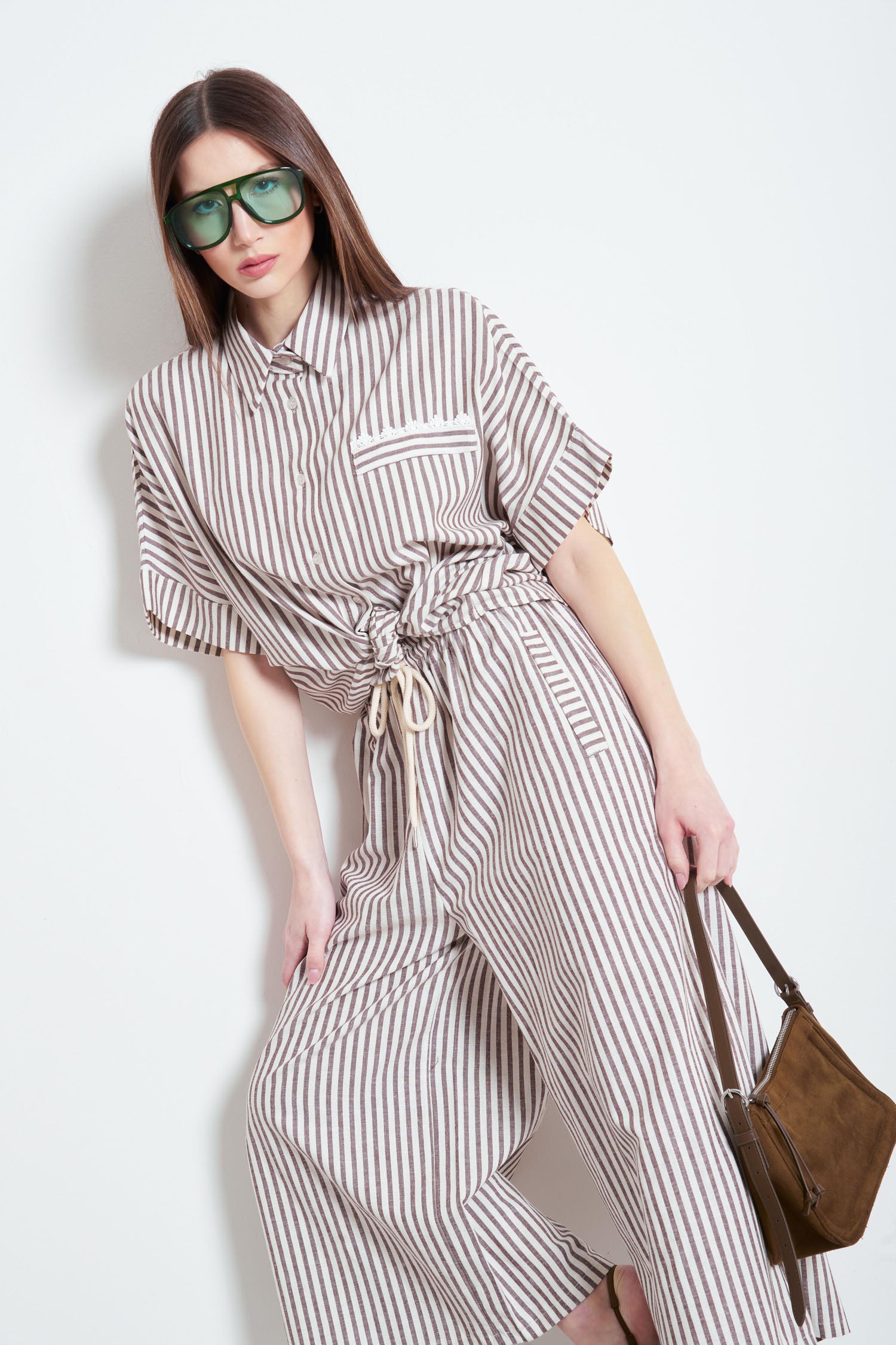 Camicia a righe Lume