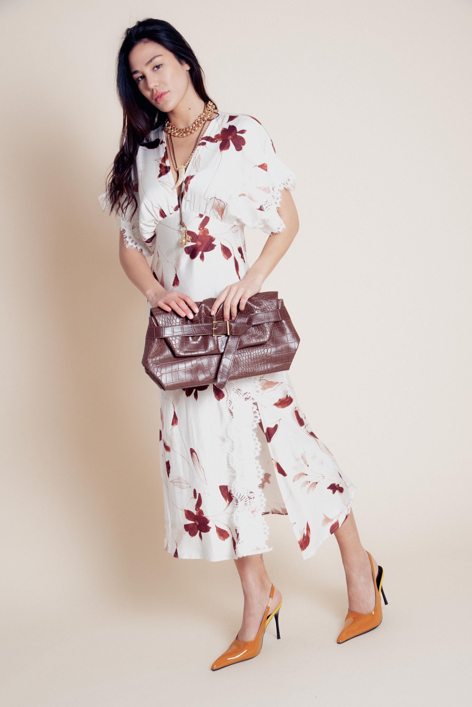 Abito con pizzo Skye