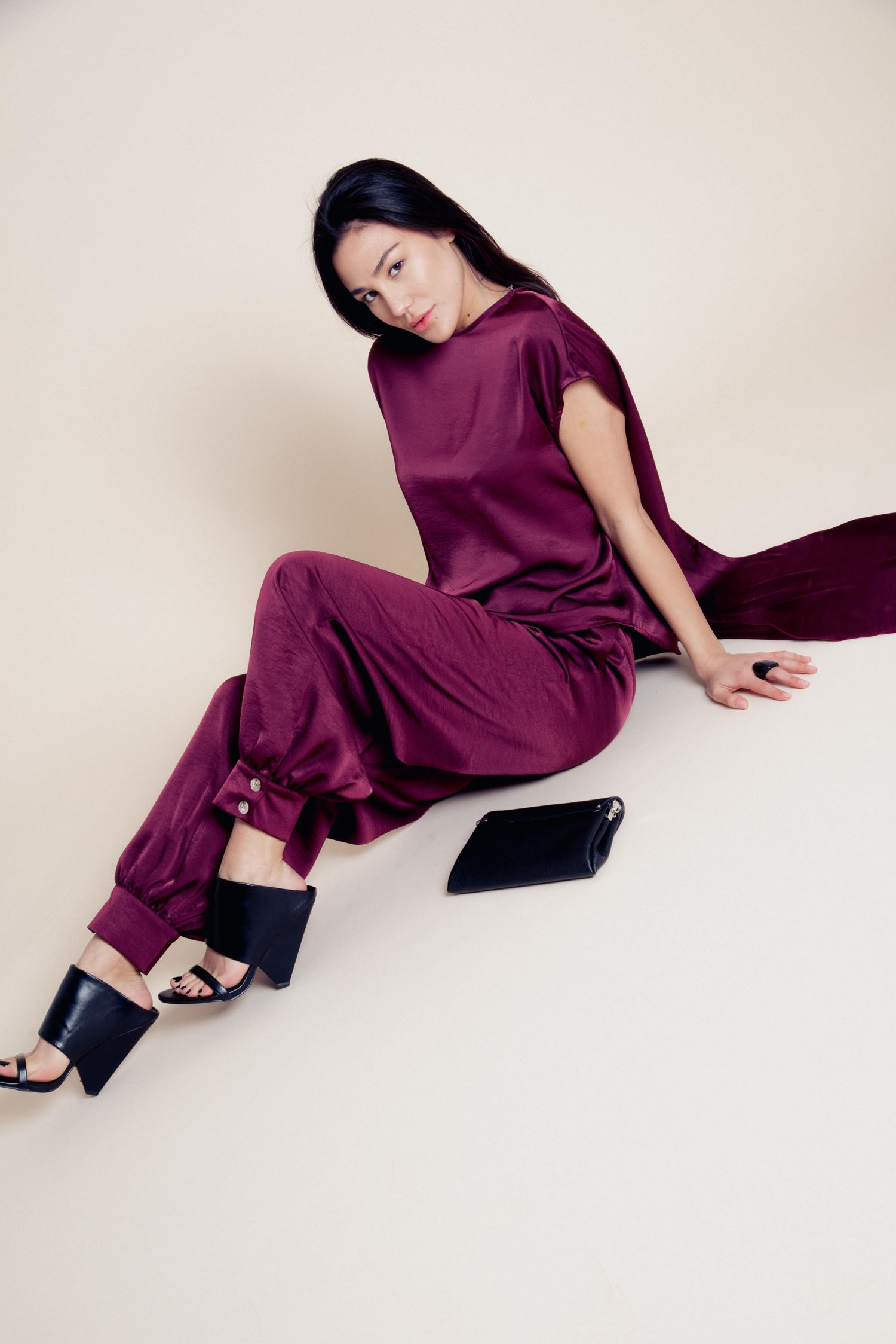 Pantaloni con bottoni Cove