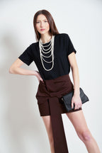 Minigonna con fiocco Mini