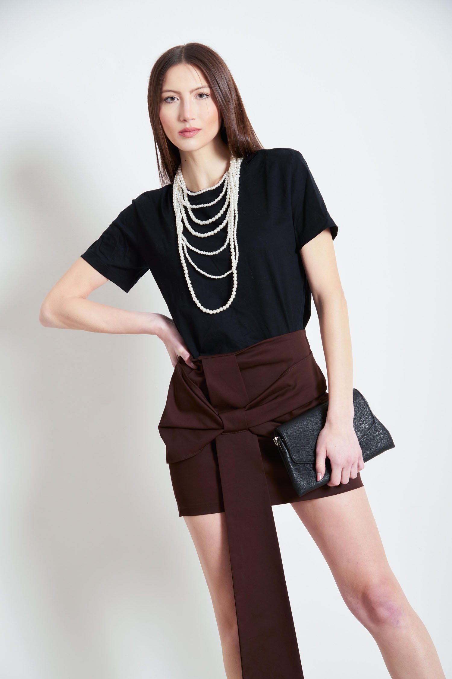 Minigonna con fiocco Mini