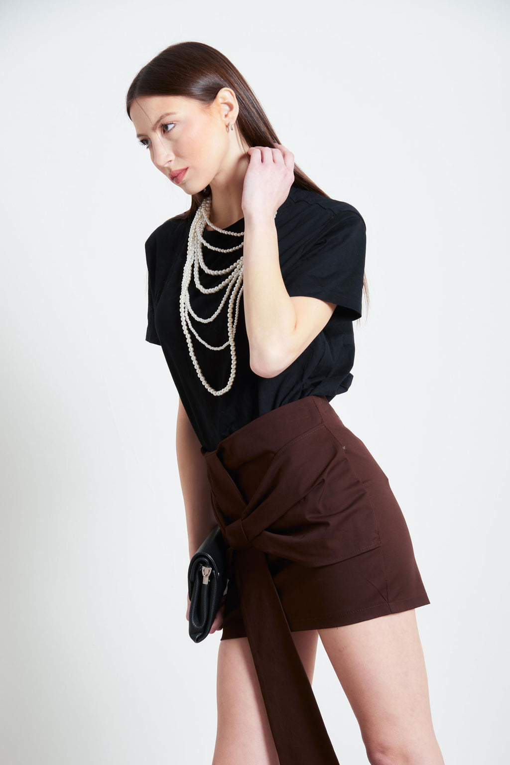 Minigonna con fiocco Mini
