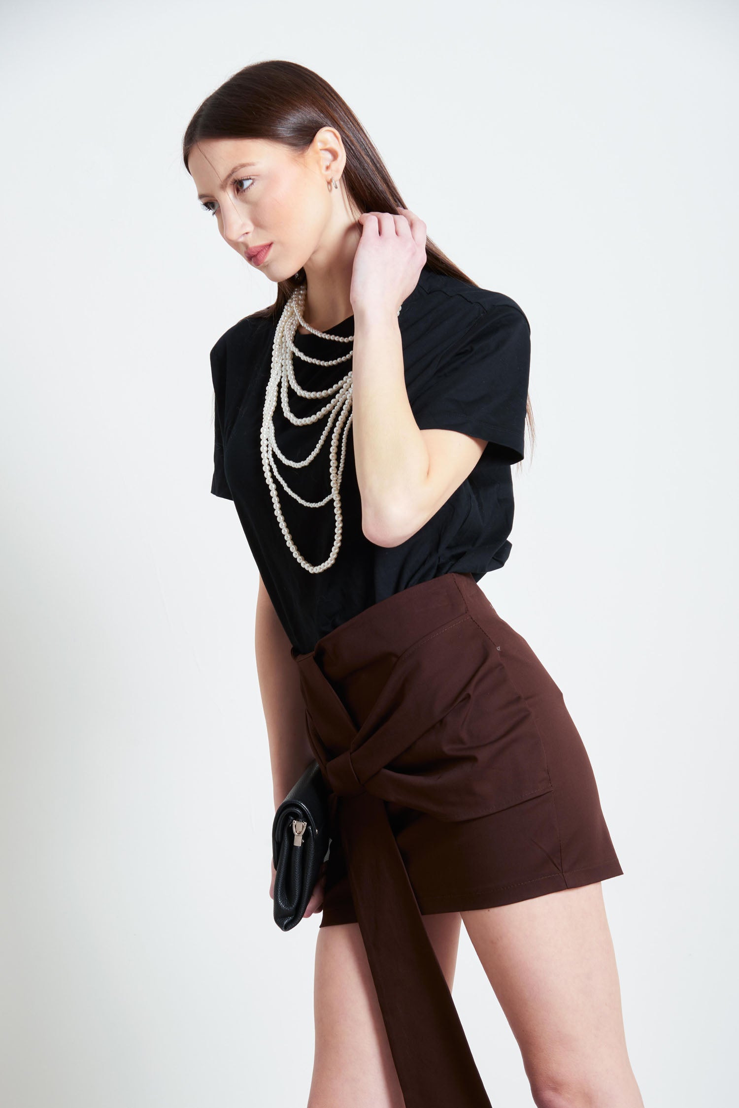 Minigonna con fiocco Mini