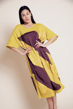 Maxi-dress bi-color Zeph