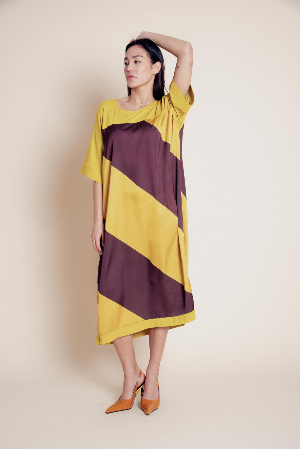 Maxi-dress bi-color Zeph