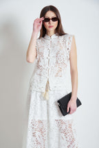 Top in pizzo Lacy