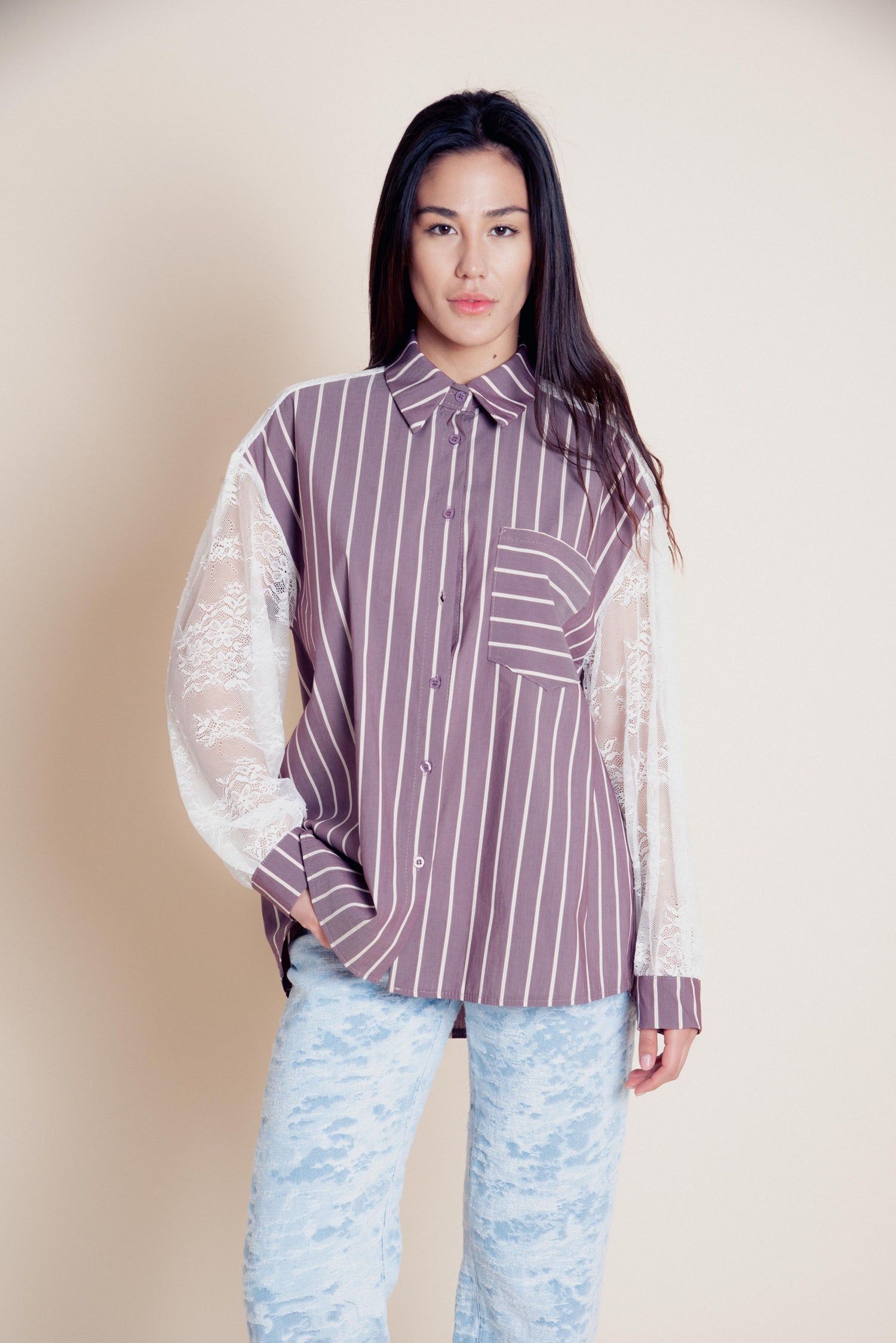Camicia con pizzo Haze