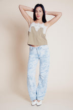 Top con pizzo Lush